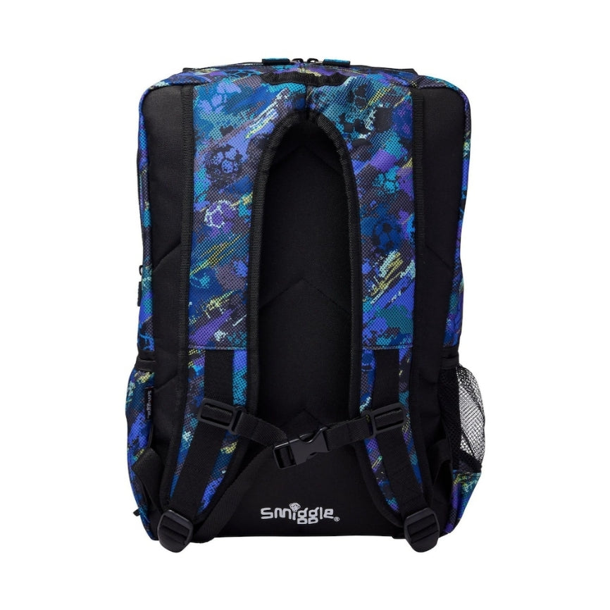 Smiggle Backpack Blue Football  | (Gr1-Gr6) | 45cm