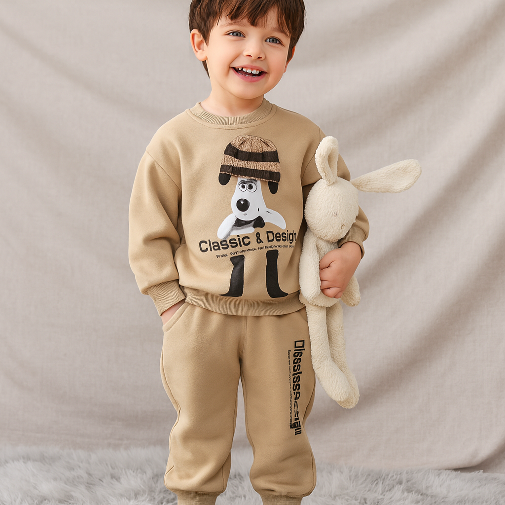 High-quality Boys Set 3D Outfit Cotton 2-5y