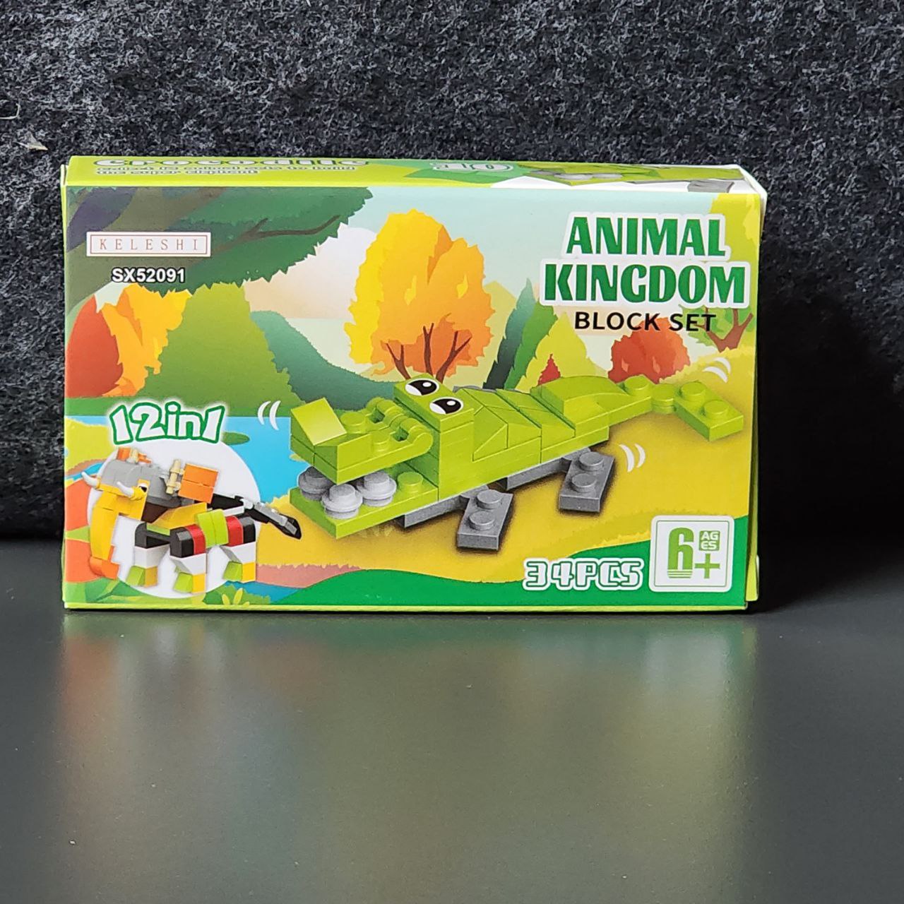 Building Blocks Animals 12in1-3D Puzzle,Logic&Tricky Games