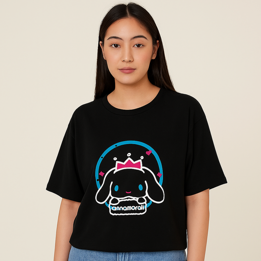 Tshirt For Women Oversized Cinnamoroll Design Size M-L