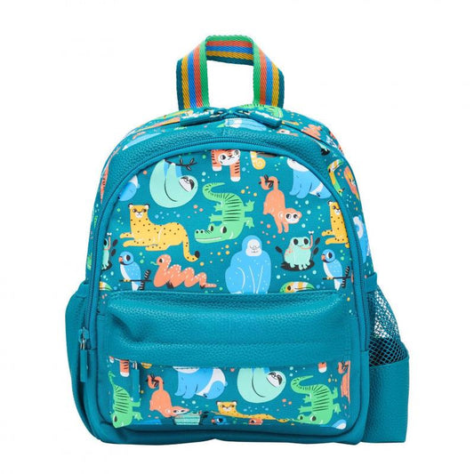 Smiggle Backpack | Mini | Green Animals | 26cm