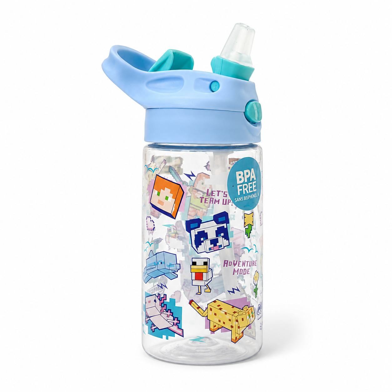 Smiggle Water Bottle | Minecraft My World | 430ml