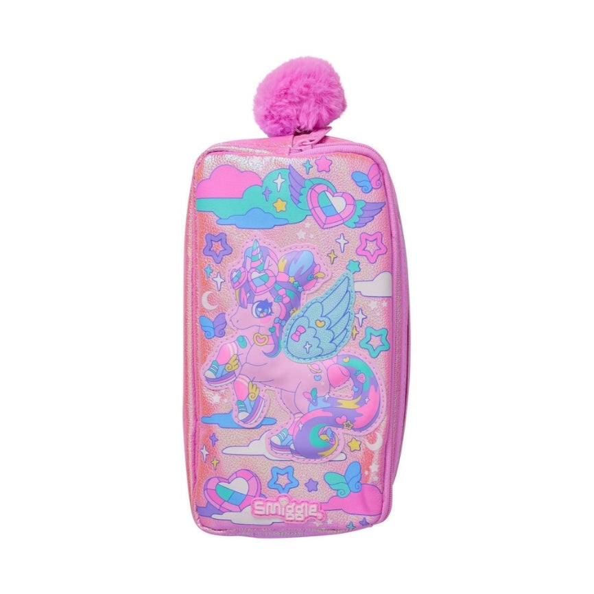 Smiggle Pencil Case - Pink Unicorn