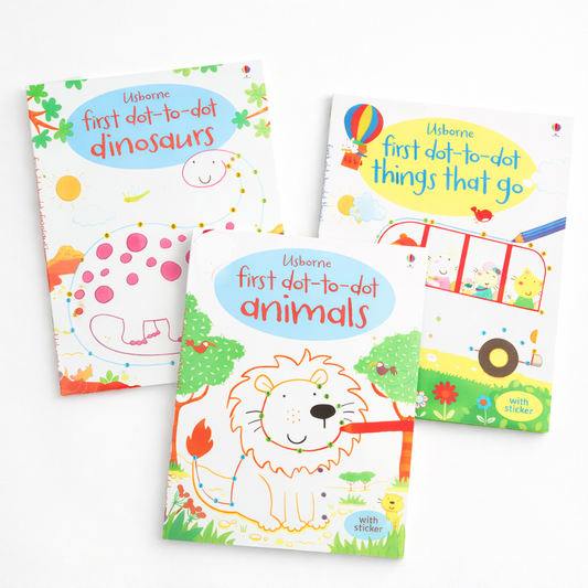 Usborne First Dot-To-Dot Books | Soft Cover | 3+