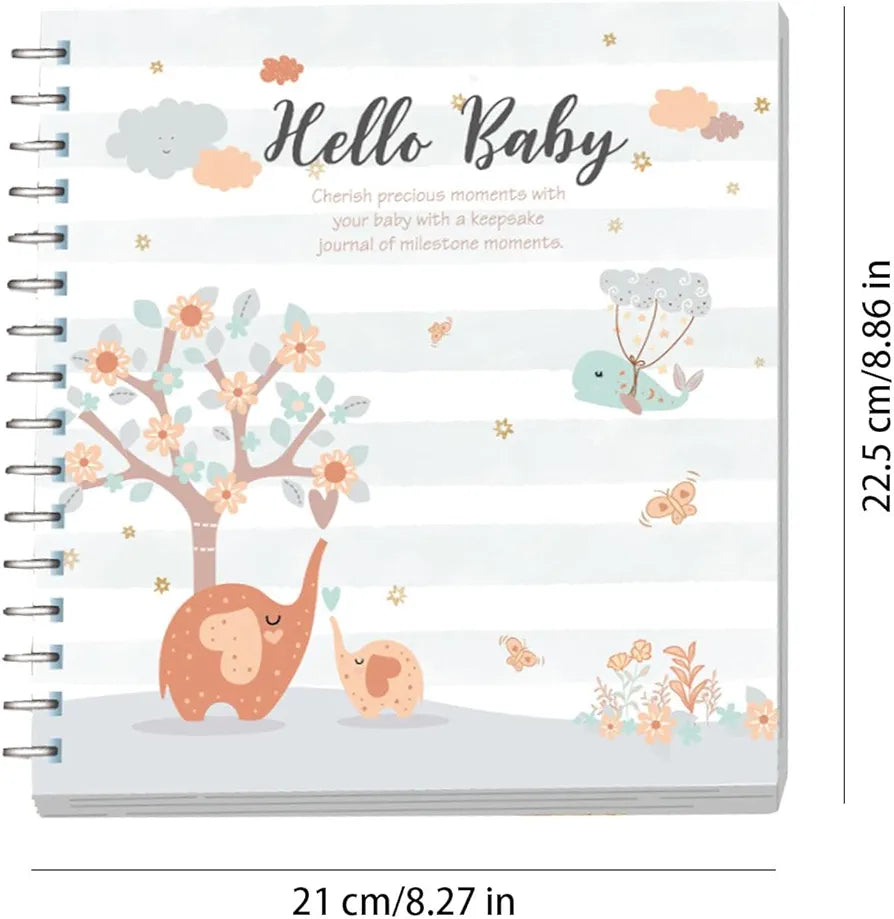 Customized Baby Journal, Baby Photo Album, Milestone Book