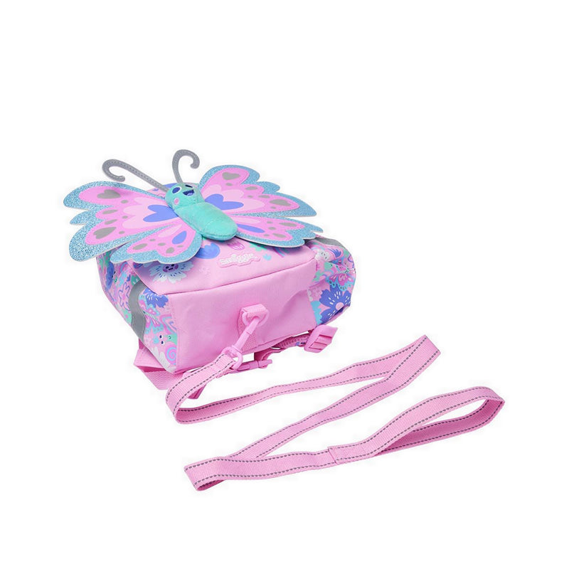 Smiggle Junior Backpack | 3D Print Butterfly Flower | 26cm