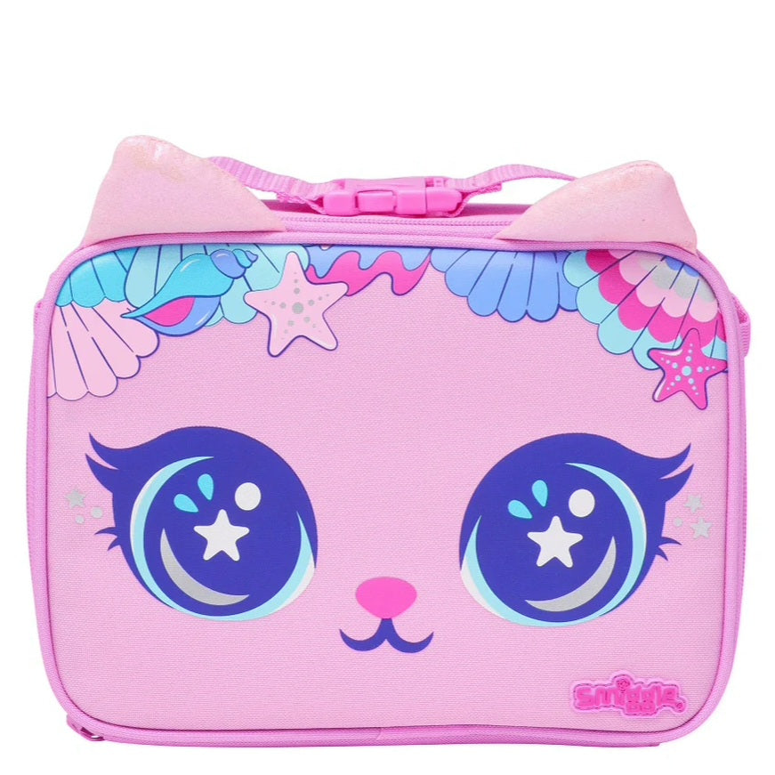 Smiggle Lunch Bag - Attach - Cat Sea | 25.5×19.5×8cm