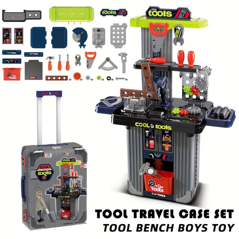 Tool Travel Case Set Trolley Bag 2in1