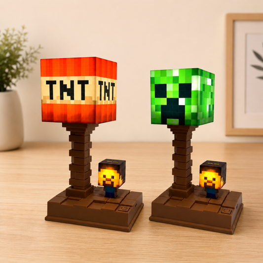 Table Lamp Minecraft | USB Rechargeable