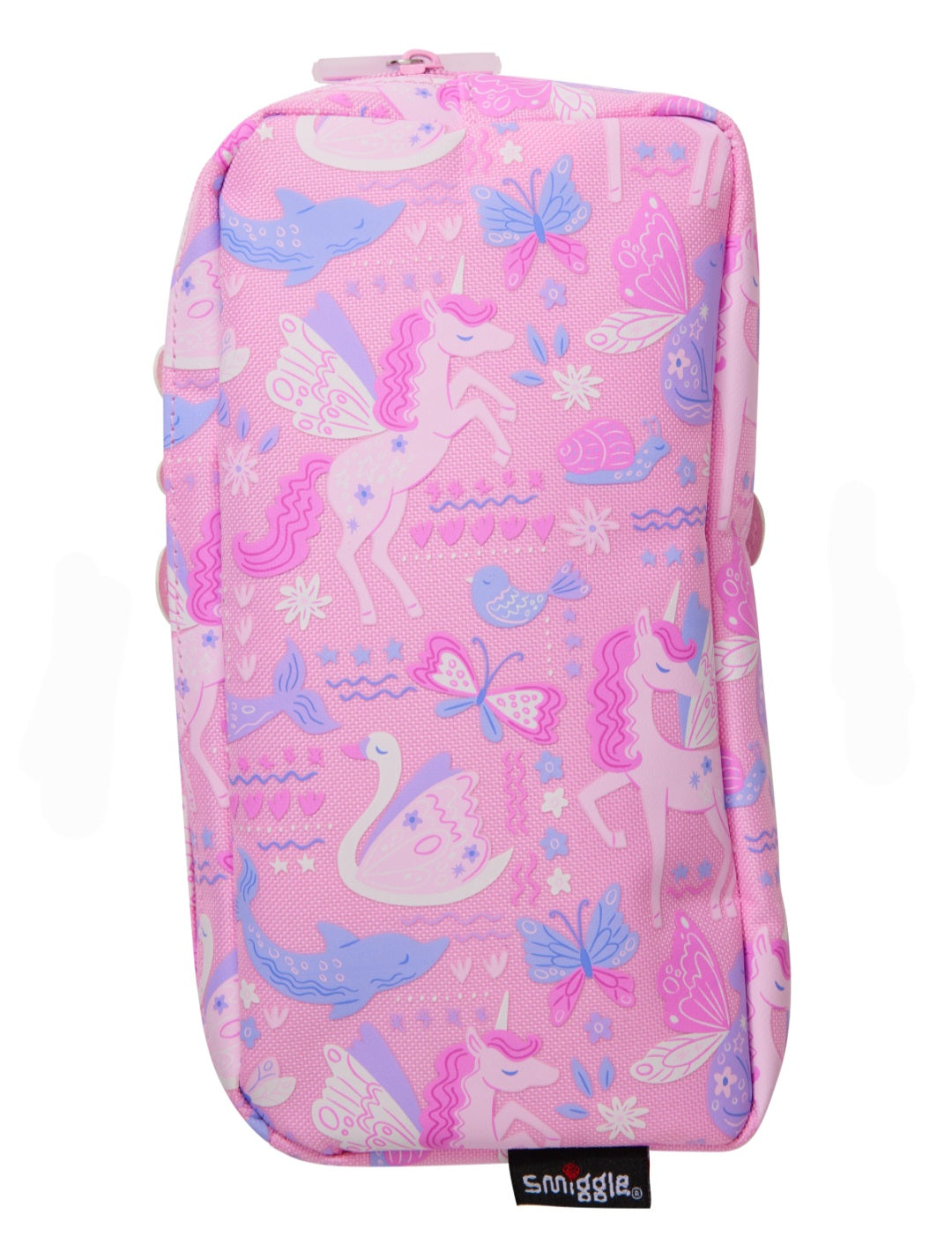 Smiggle Pencil Case Pink Sea Butterfly