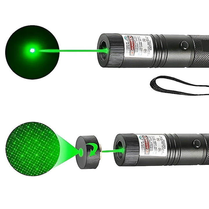 Green Laser Pointer – Rechargeable Battery & Safety Lock | Age 8+