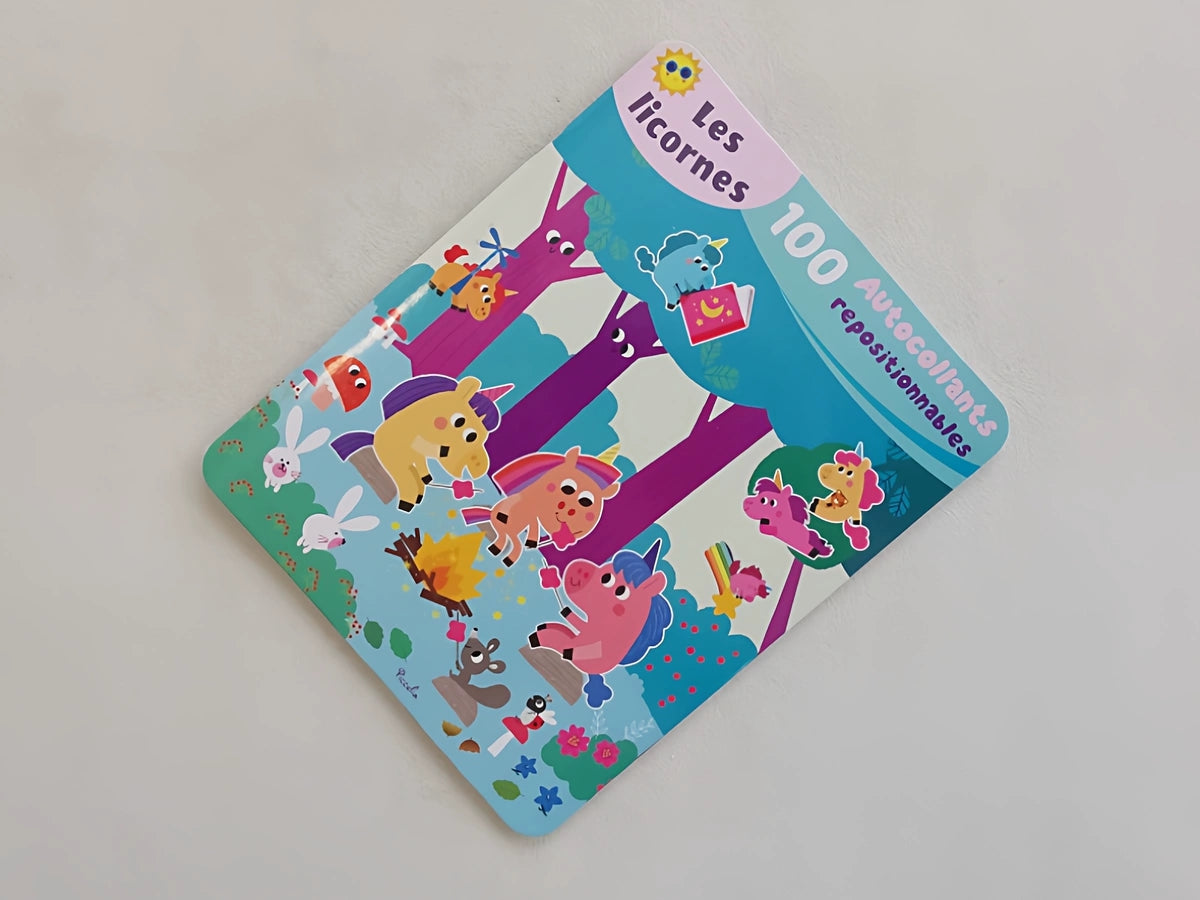 100 Autocollants Repositionnables - French Book | Soft Cover | 3+