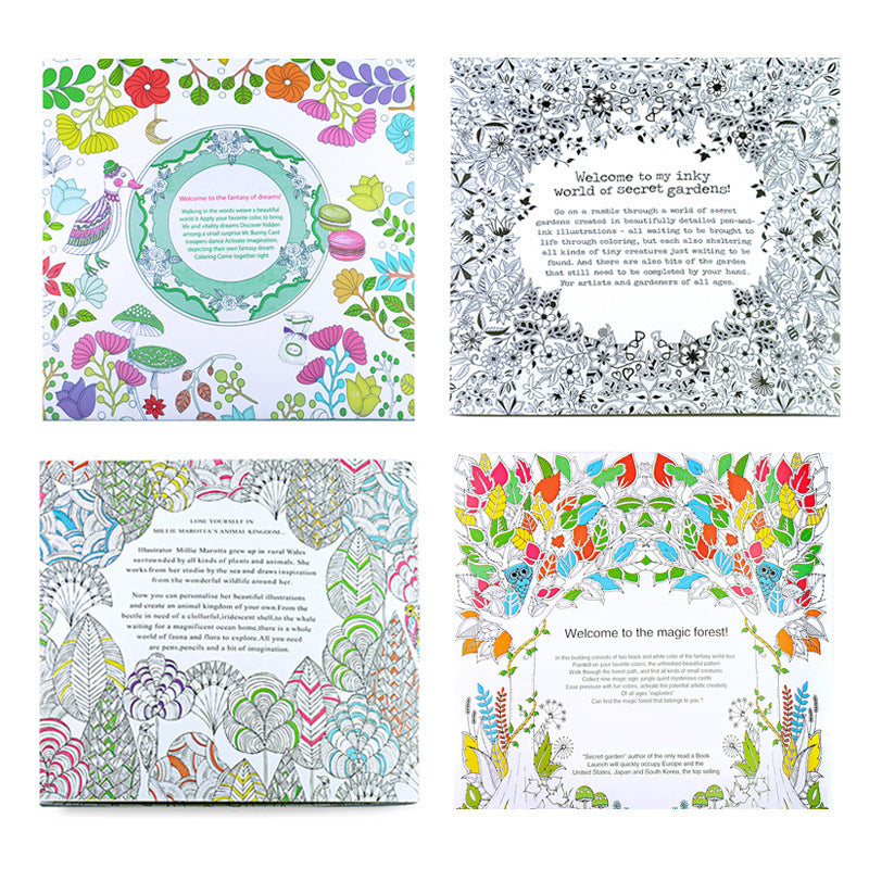 Coloring Books – Mandalas, Animals, Fantasy & More