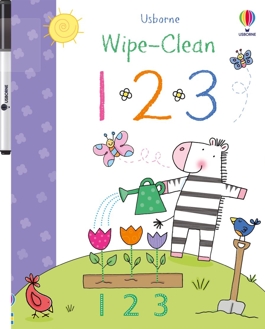 Usborne Wipe-Clean Books For Kids | Soft Cover | 3+