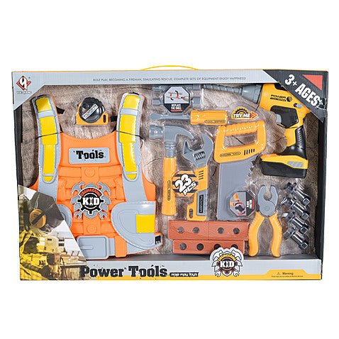 Mega Power Tools - Role Play Toys With Power Drell | 3+