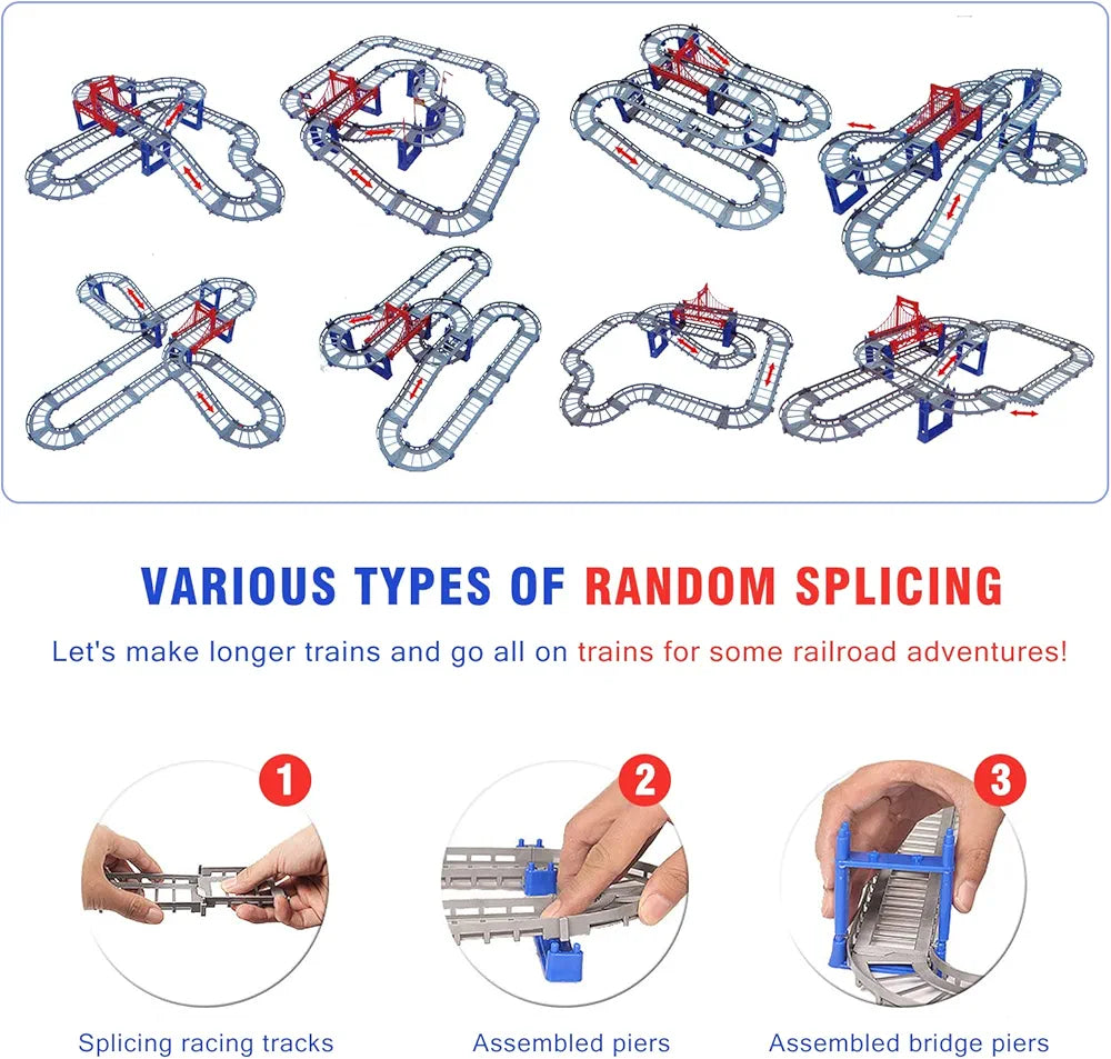 Track Racing Car Toy For Kids 73 Pcs