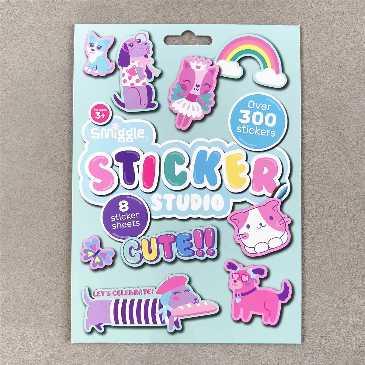 Smiggle Sticker Studio - 8 Sticker Sheets | Over 300 Stickers | 3+