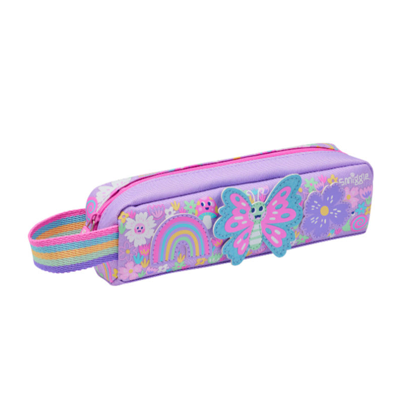 Smiggle Pencil Case | Small | Butterfly | Rainbow