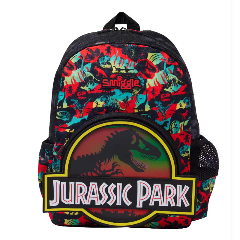Smiggle Jurassic Park 3pcs Set Backpack 38cm Lunch box Lunch bag