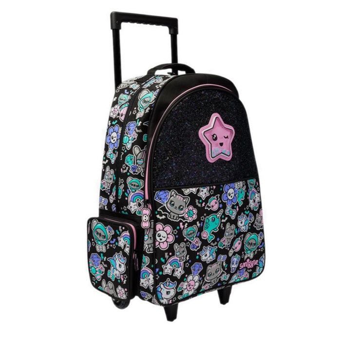 Smiggle Backpack | Light Up Wheels | Star Flower