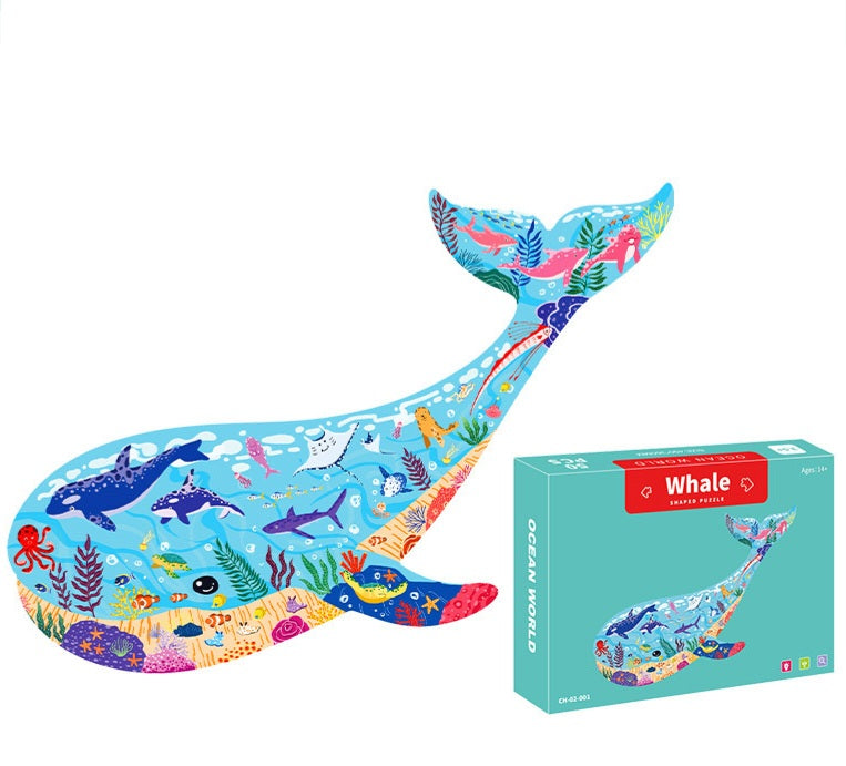 Shaped Jigsaw Puzzle Collection – Animal, Ocean, Dinosaur & Fantasy Designs