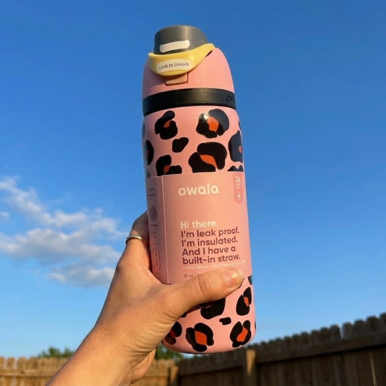 Owala Bottle Stainless Steel Free Sip Leak-proof Jungle Stroll 950ml