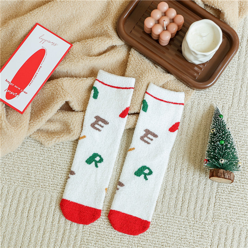 Christmas Cozy Warm Socks Size  35-39
