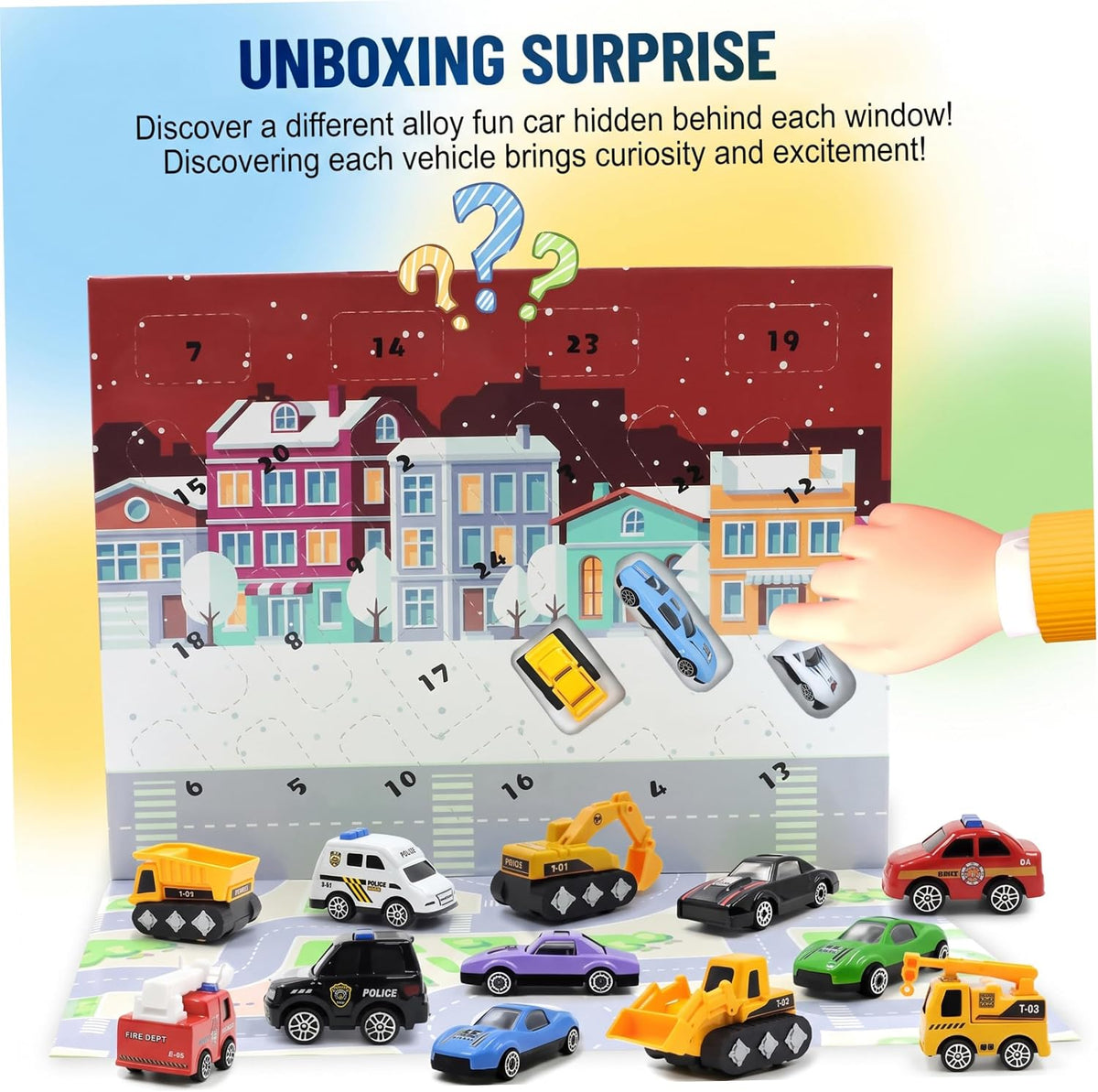 Toy Car Christmas Advent Calendar | 24 Days | 3+