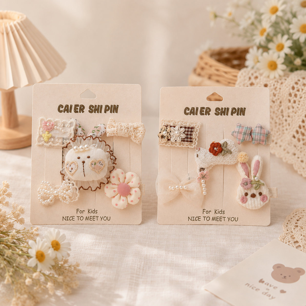 Cute Kids Hair Clip Set | 5pcs