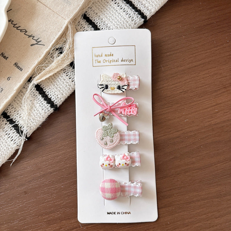 Cute Girls Hair Clips | 5pcs