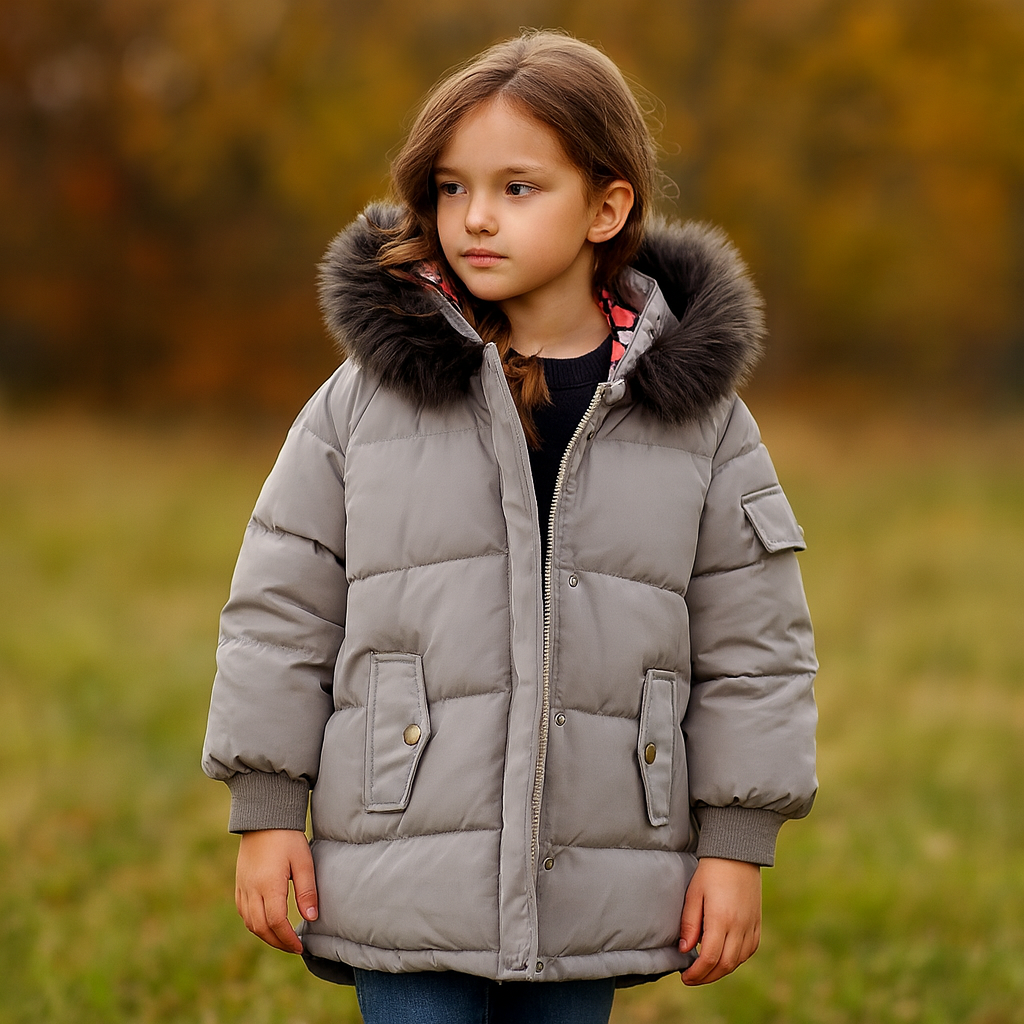 Very Warm 2 sides Jacket Boys and Girls Design 5-13y