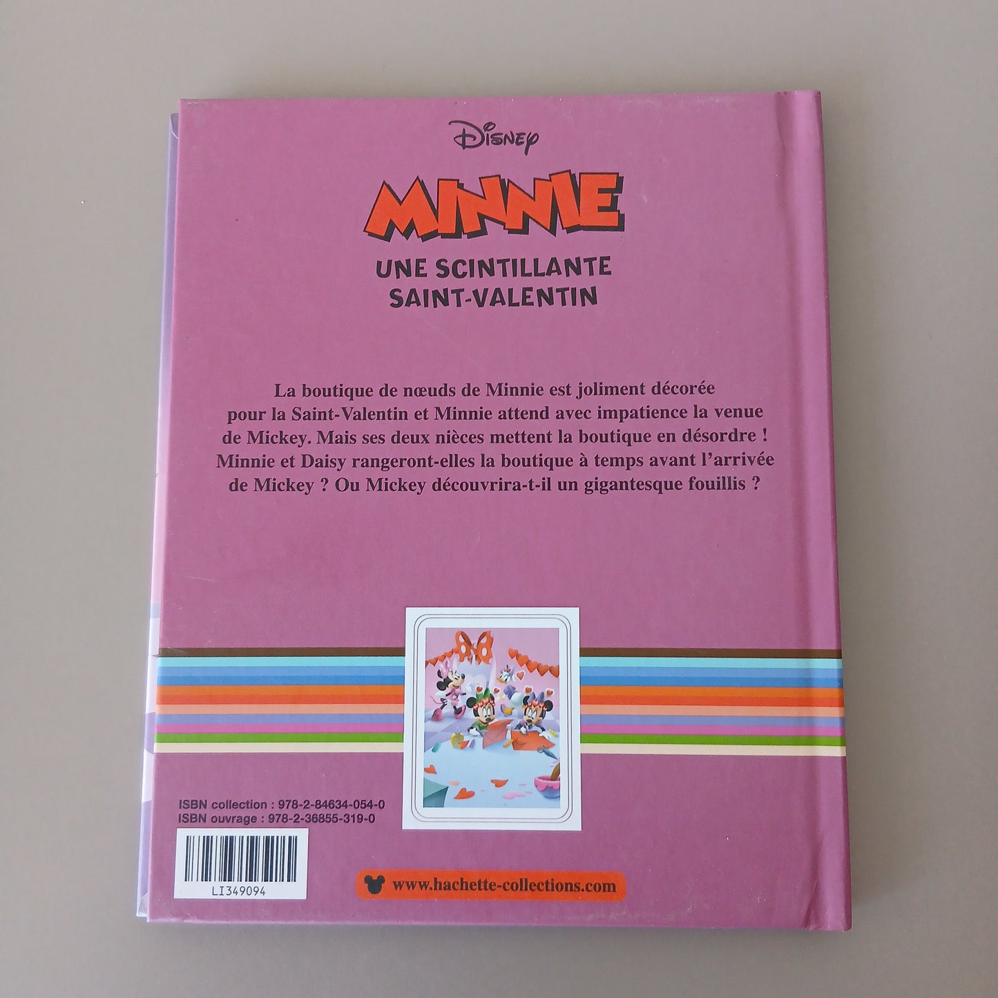 Disney " Minnie " Une Scintillante Saint-Valentin - French Book | Hard Cover | 3+