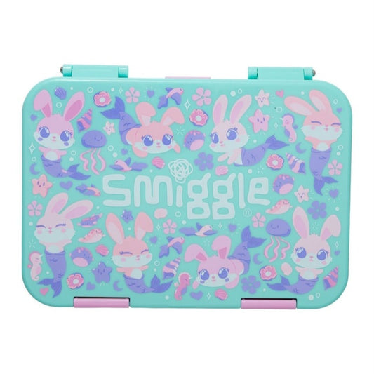 Smiggle Lunch Box Bunny Sea | 21x15x4.5cm