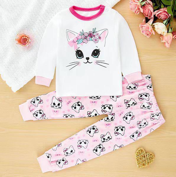 Pyjama Coton 100% Cat Design | 0-8y
