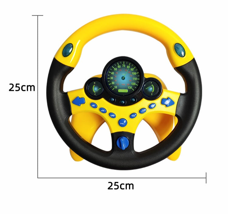 Learning Simulate Driver Steering Wheel Toy for Kids 3+