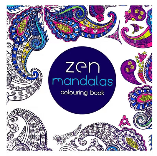 Zen Mandalas Colouring Book