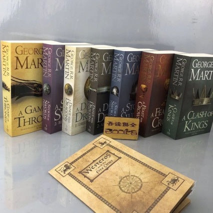 A Game of Thrones Box Set George R. R. Martin 7 Books Set A Song Of Ice and Fire