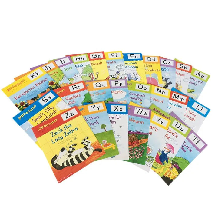 Alphabets Animals Storybook - 26 Books Set | Soft Cover | 2+