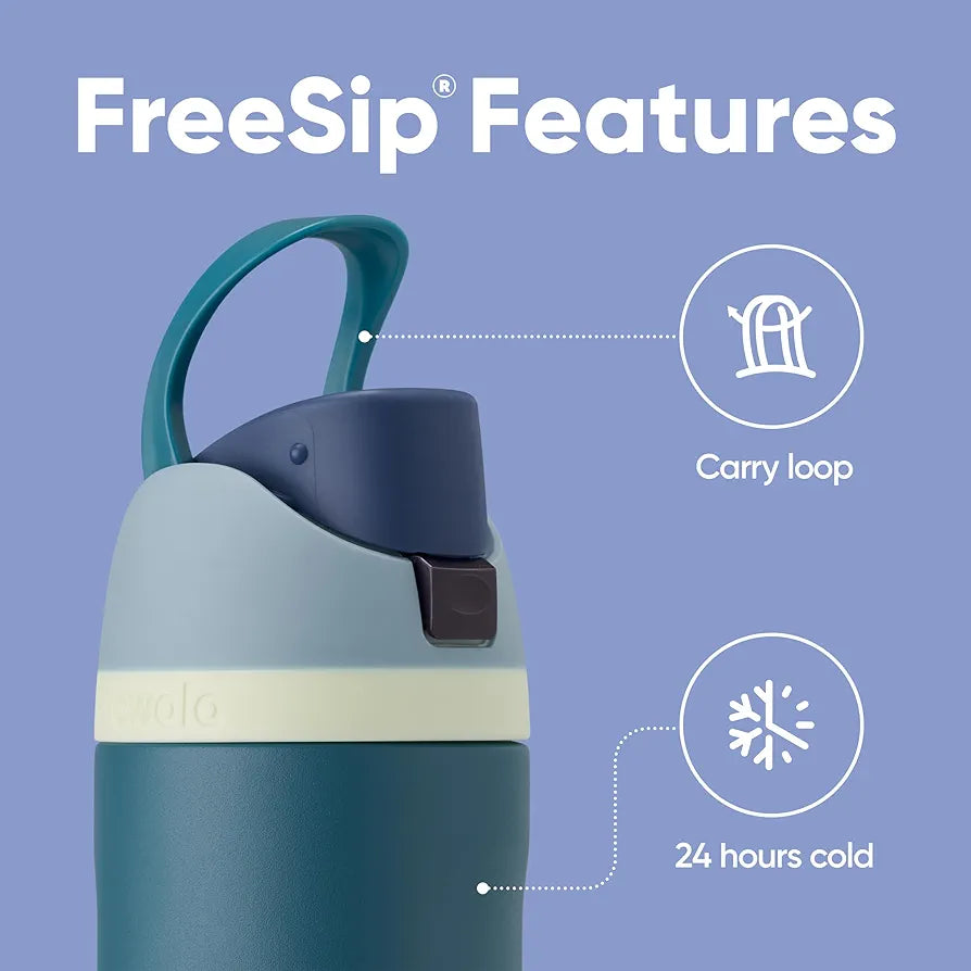 Owala Bottle Stainless Steel Free Sip Leak-proof Denim 710-950ml