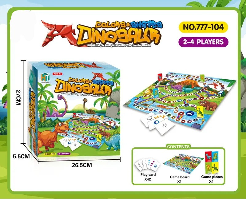 Colors&Shapes Dinosaur Board Game | 3+