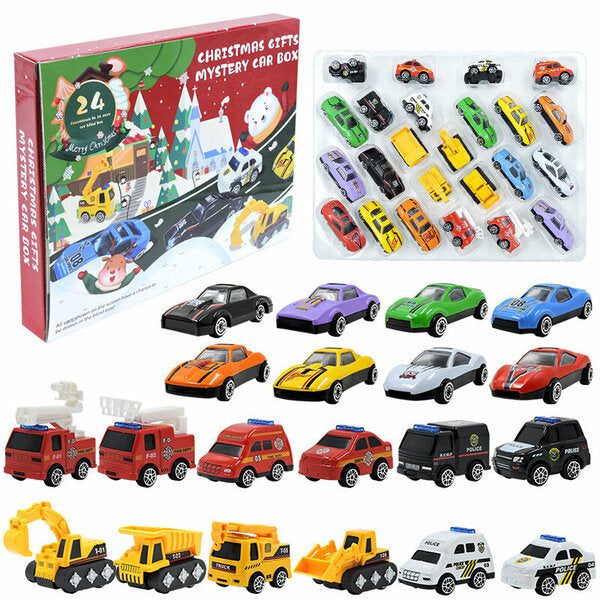 Christmas Gifts Mystery Car Box | 24 Days Advent Calendar | 3+