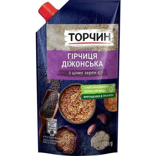 TORCHIN DIJONSK MUSTARD FROM WHOLE GRAINS 130 G