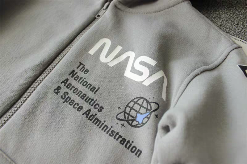 Light Jacket  With Fleece Nasa Design Size 5-14y