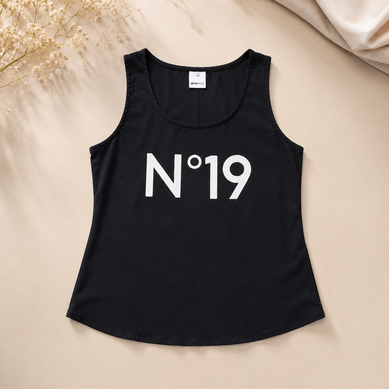 Black Tank Top for Women Brand Ginatricot | Size M