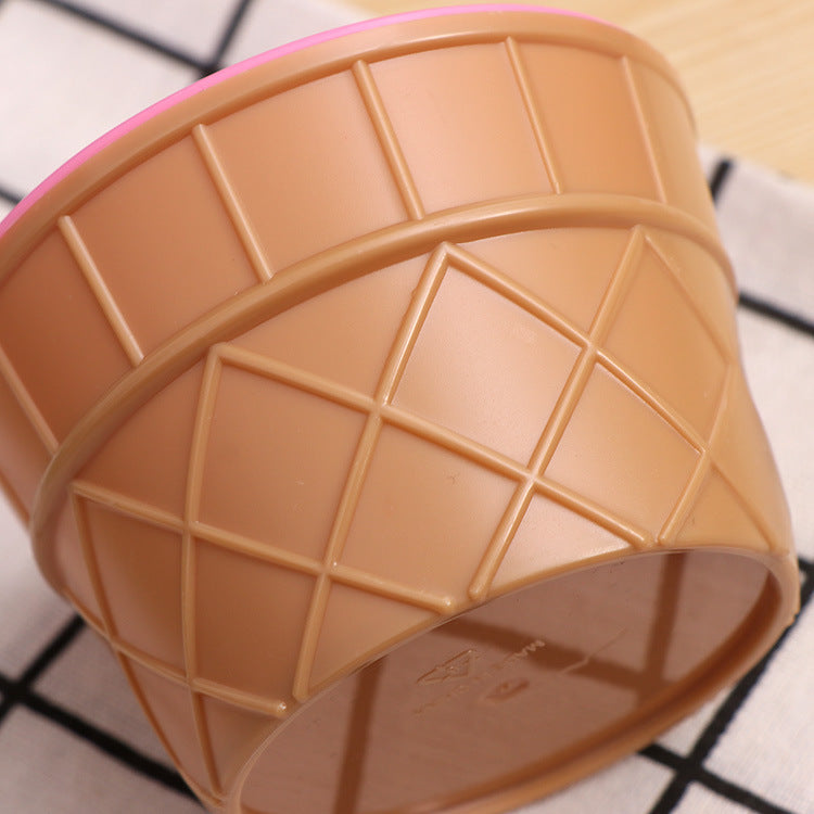 Ice Cream Dessert Bowls With Spoon