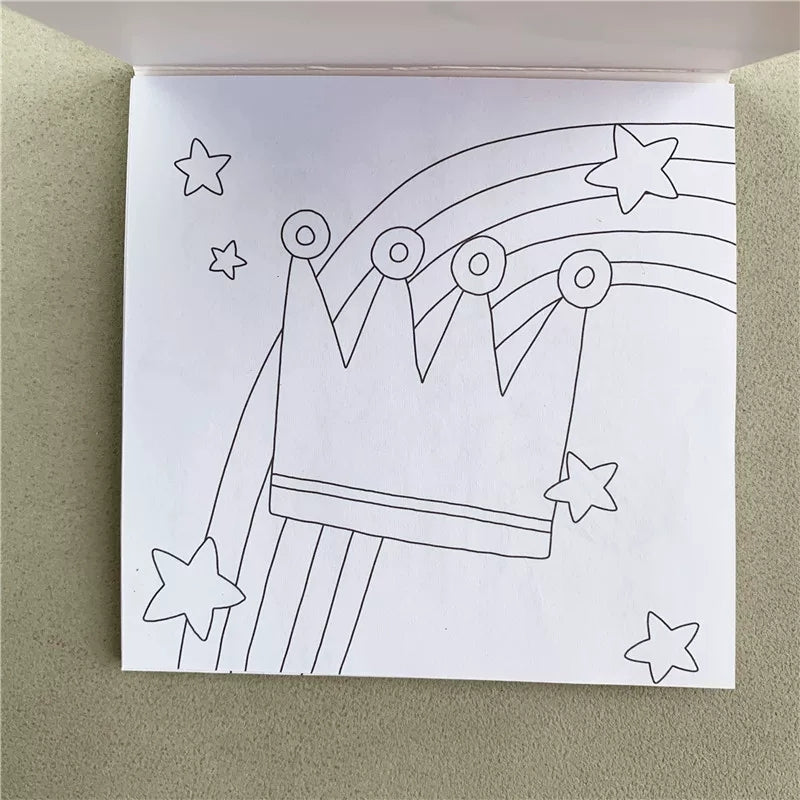 Coloring Notebook for Kids – Cute Pocket Drawing Books 4pcs