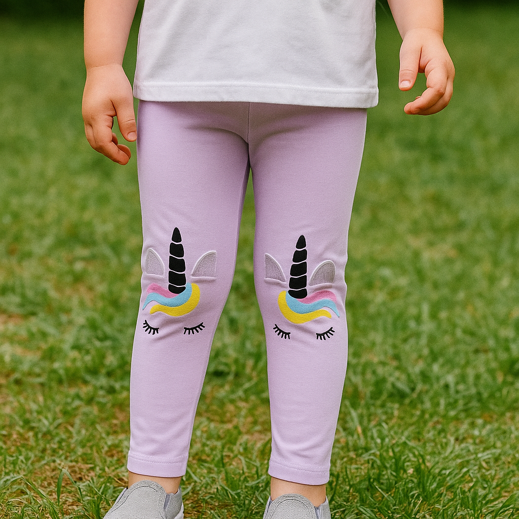 Leggings for Girls, Casual Clothes Stretch Pant Cotton Size 3-4y