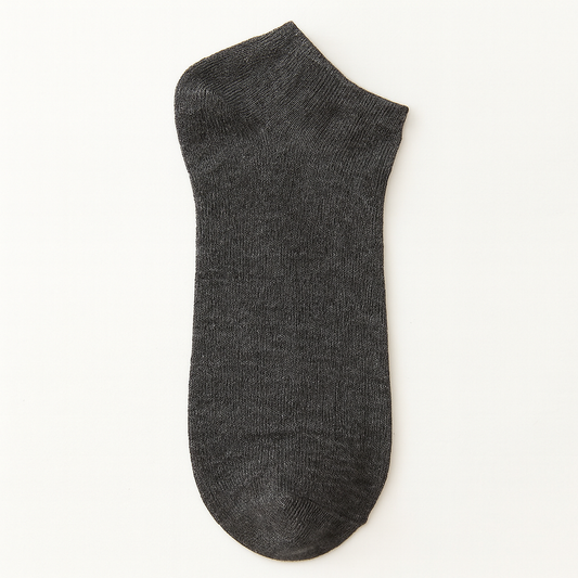 Short Socks Cotton Dark Grey  38-41