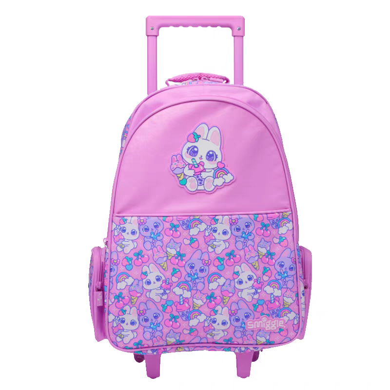 Smiggle Backpack | Light Up Wheels | Bright Eyes | Bunny