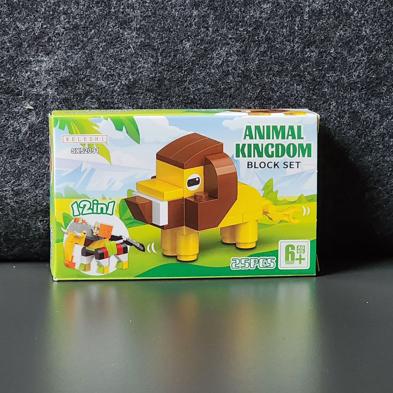 Building Blocks Animals 12in1-3D Puzzle,Logic&Tricky Games